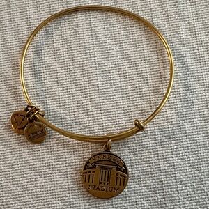 Alex & Ani Yankee Stadium Gold Bangle Bracelet